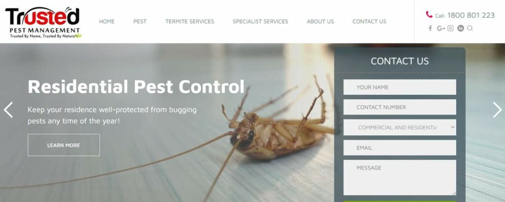 Trusted Pest Management's Homepage