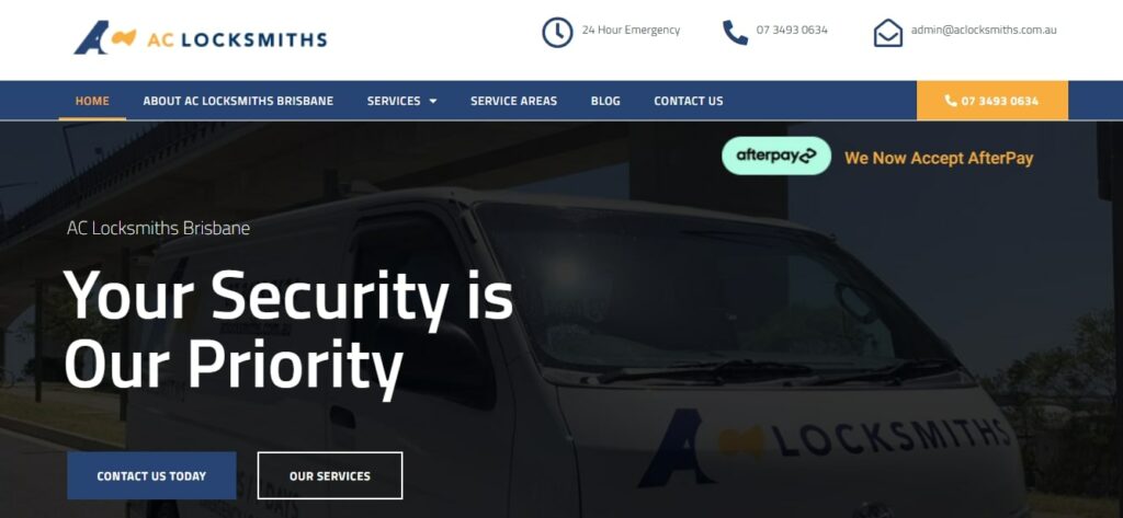 AC Locksmiths Homepage