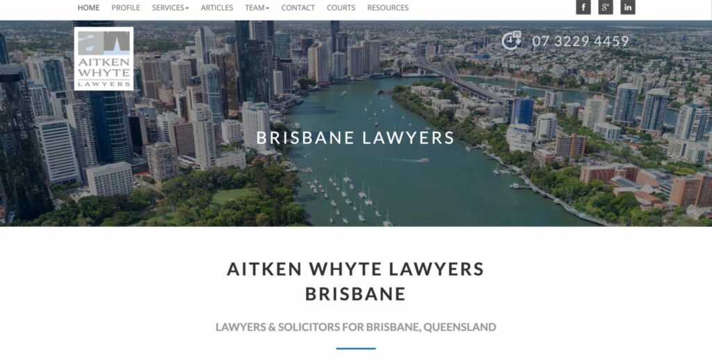 Aitken Whythe Lawyers Homepage