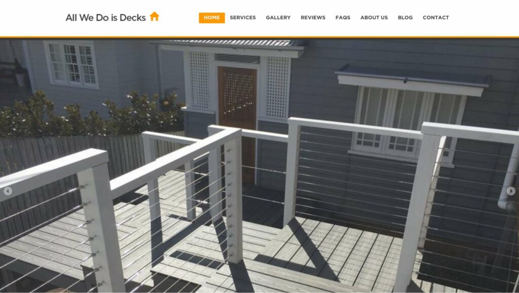 All We Do Is Decks Homepage