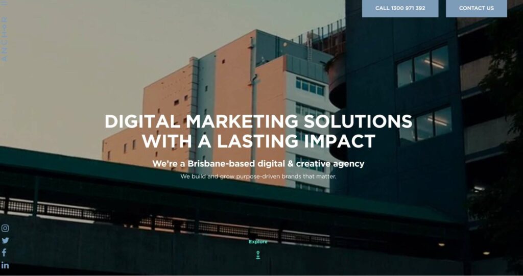 Anchor Digital Homepage