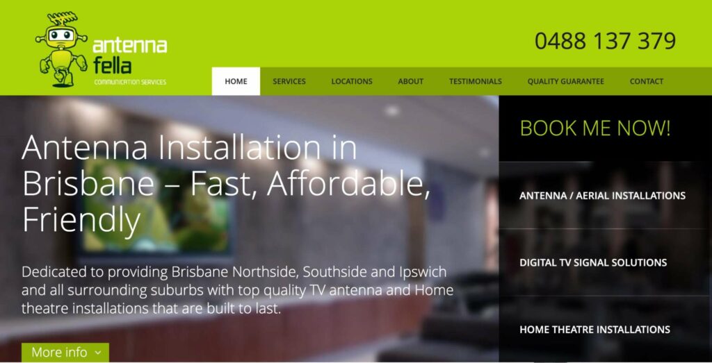 Antenna Fella Communication Services Homepage