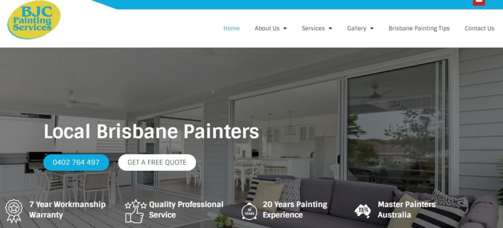 BJC Painting Services Homepage