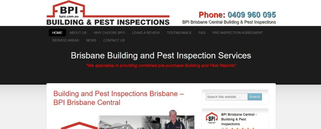 BPI Brisbane Central Homepage