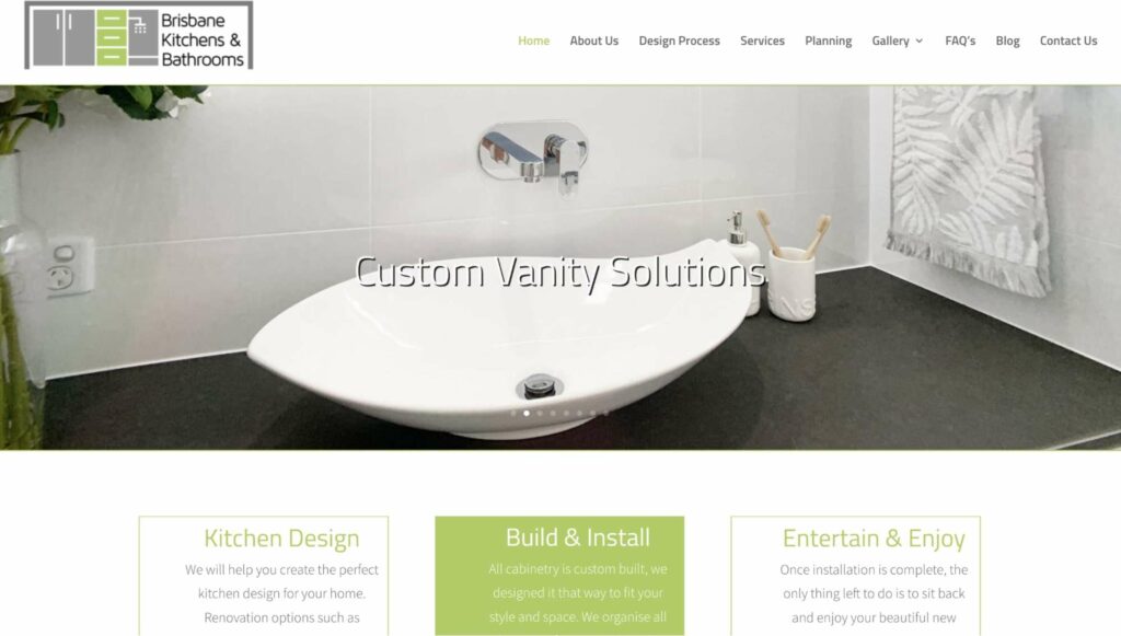 Brisbane Kitchen and Bathrooms Homepage