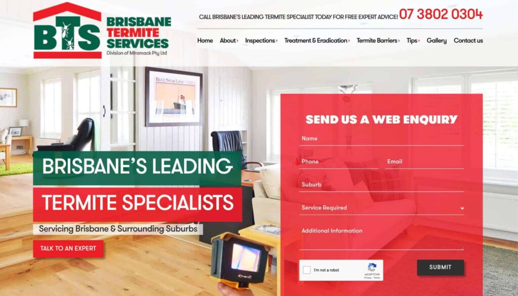 Brisbane Termite Services Homepage