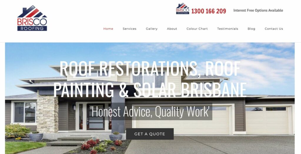 Brisco Roofing Homepage
