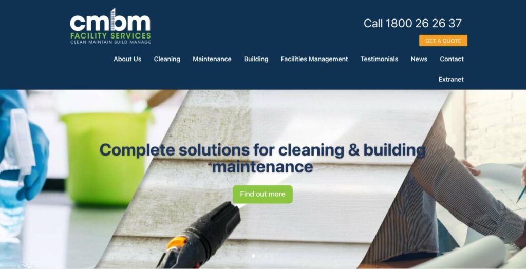 CMBM Facility Services Homepage