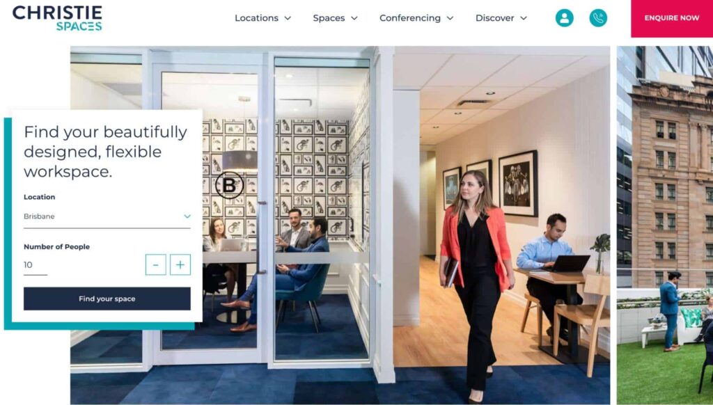 Christie Spaces Homepage
