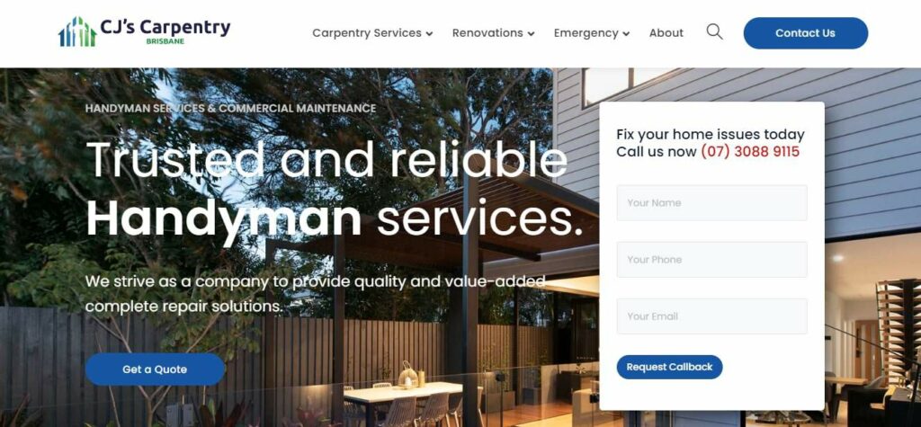 Clem Carpentry Homepage
