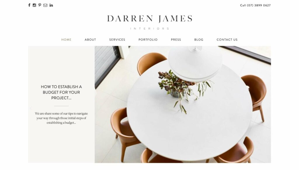 Darren James Homepage