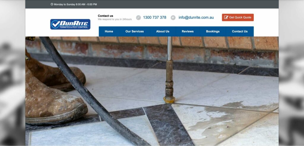 Dunrite Termites & Pest Control Homepage