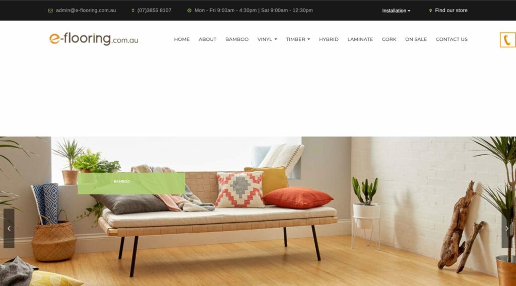E-Flooring Homepage