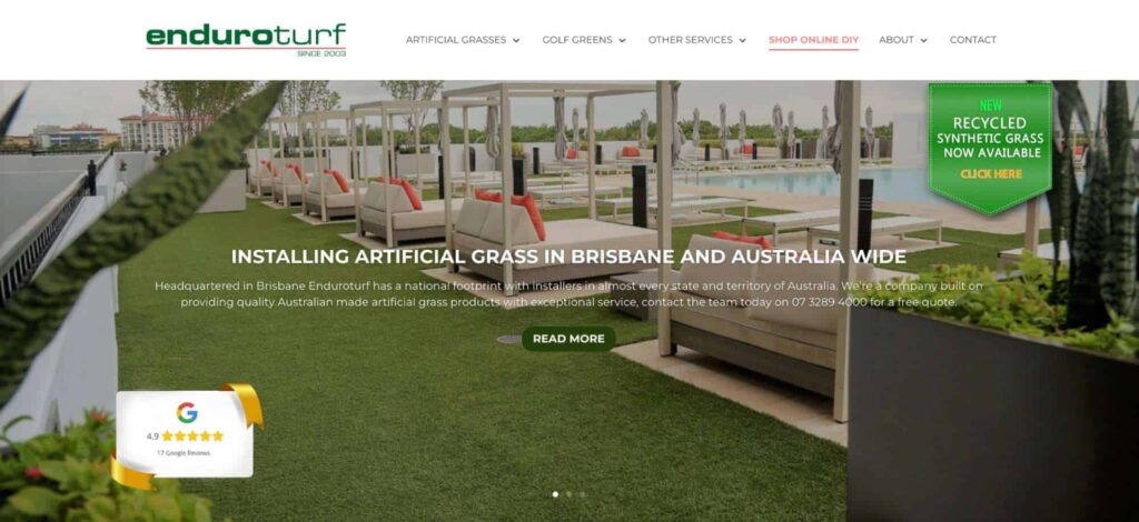 Enduroturf Synthetic Grass Homepage