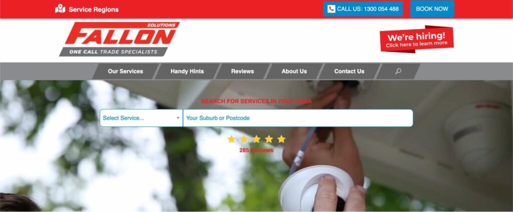 Fallon Solutions Homepage