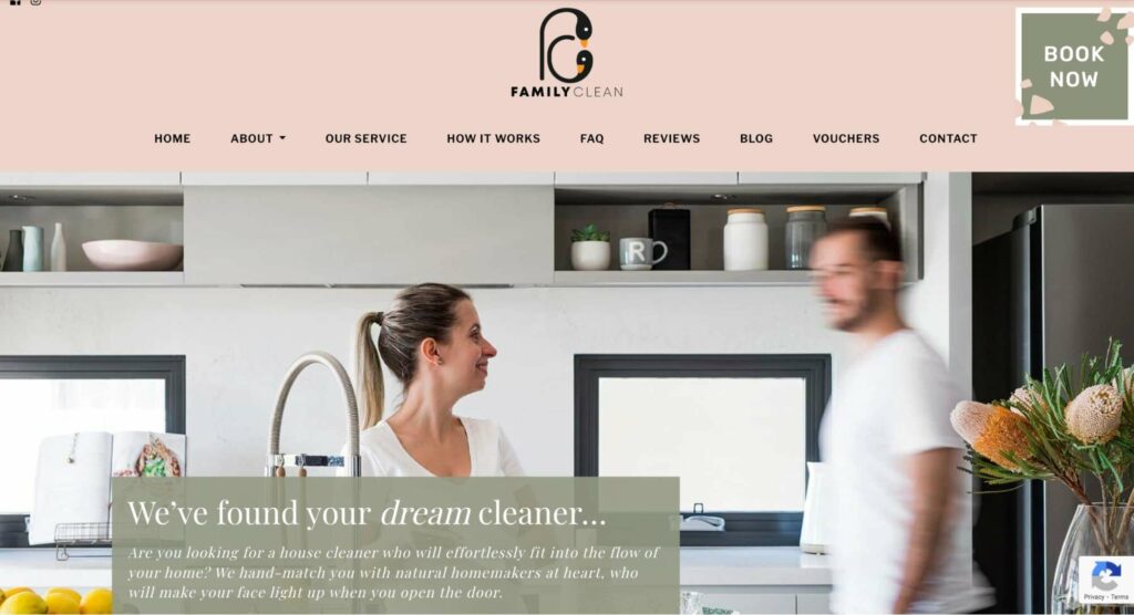 Family Clean Homepage