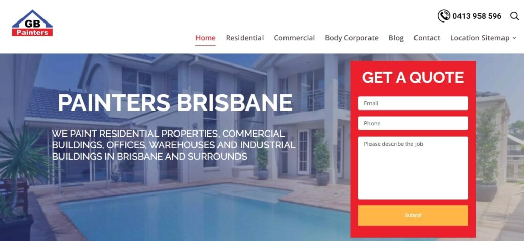 GB Painters Homepage