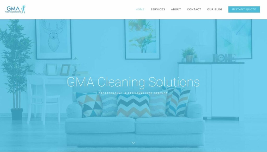 GMA Cleaning Solutions Homepage