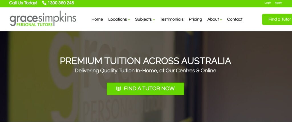 Grace Simpkins of Simpkins Personal Tutors Homepage