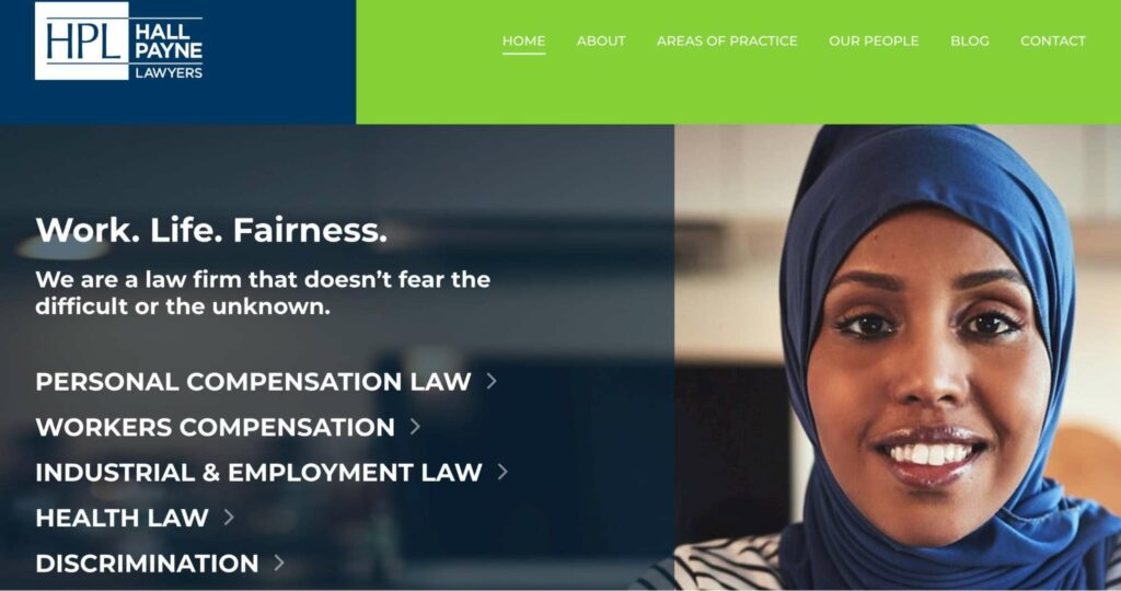 Half Payne Lawyers Homepage