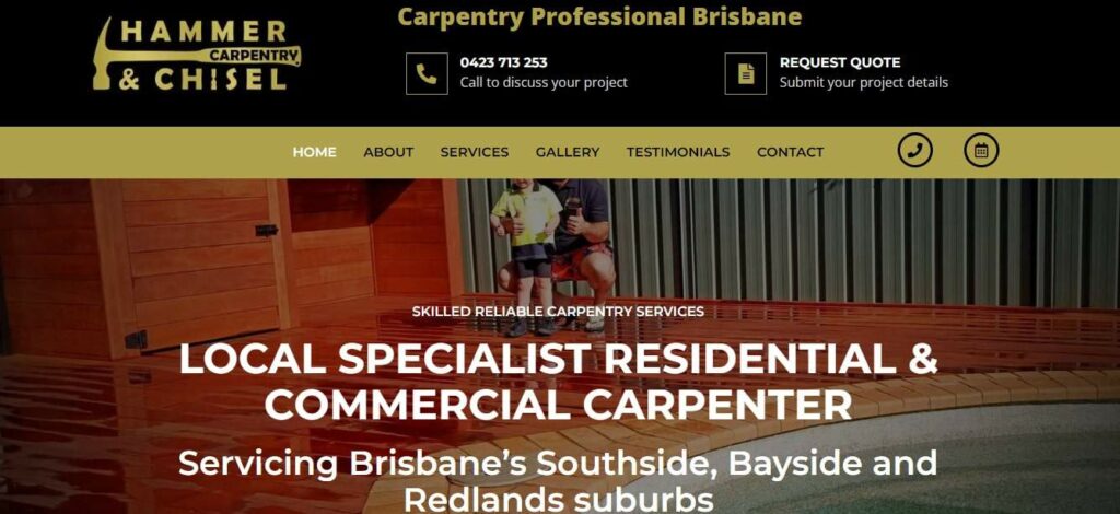 Hammer & Chisel Carpentry Homepage