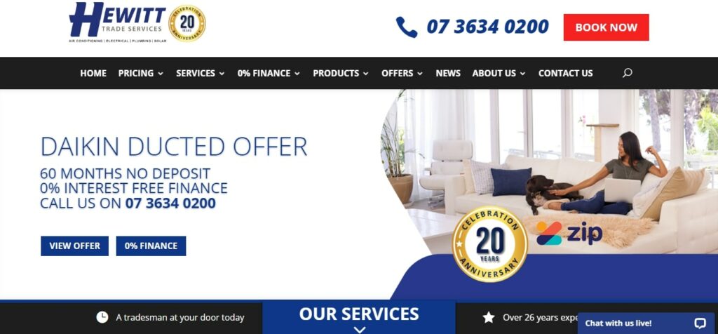 Hewitt Trade Services Homepage