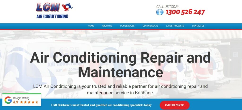 LCM Air Conditioning Homepage