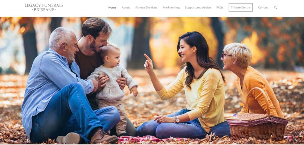 Legacy Funerals Homepage