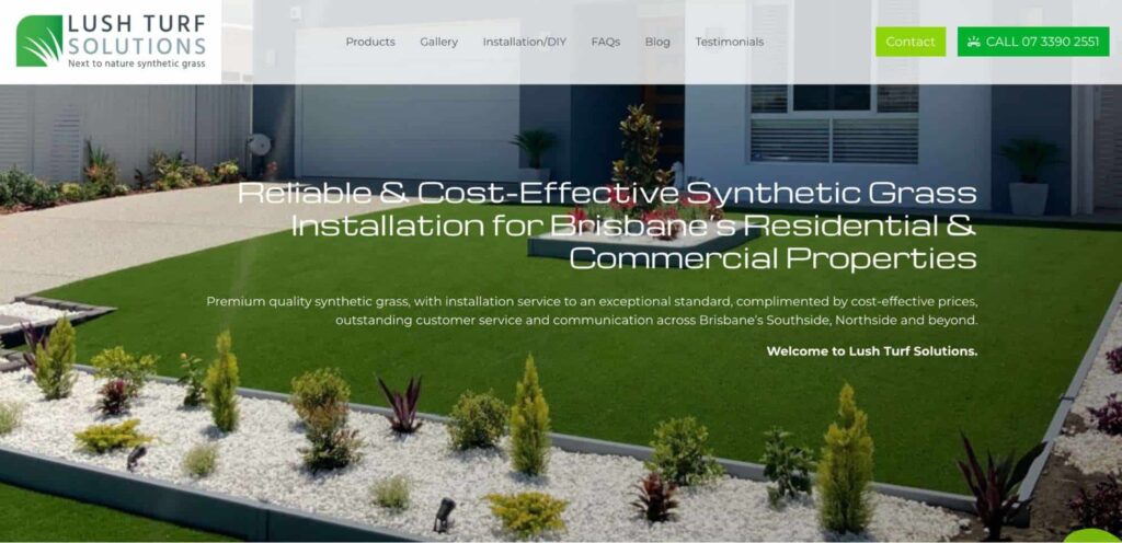 Lush Turf Solutions Homepage