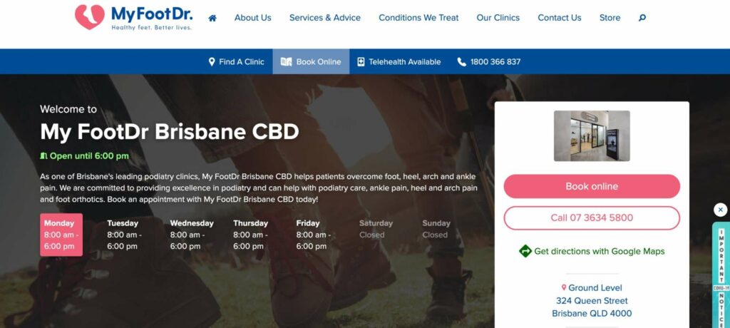 My FootDr Podiatry Homepage