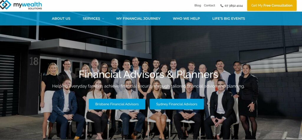 My Wealth Solutions Homepage