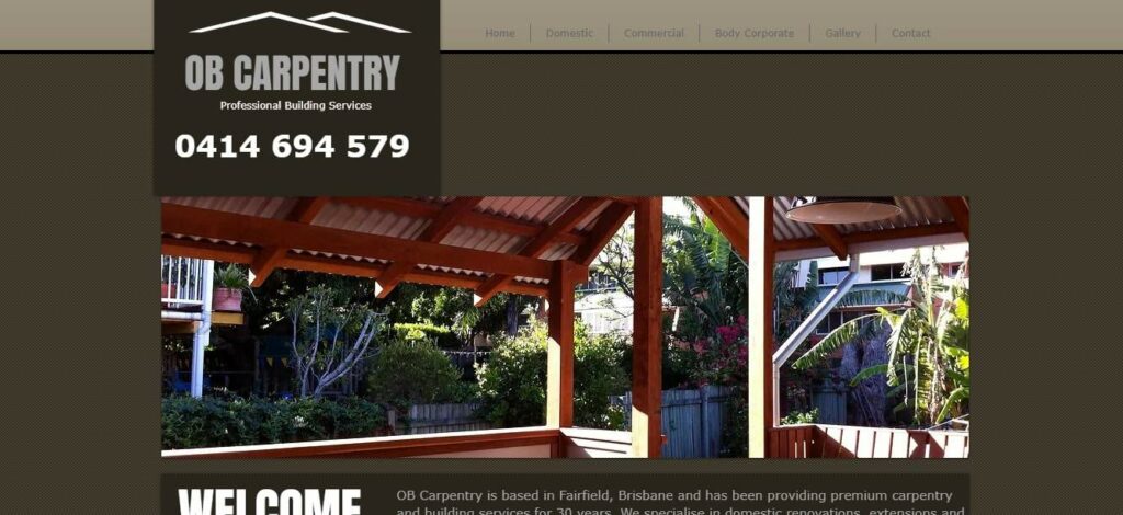 OB Carpentry Homepage
