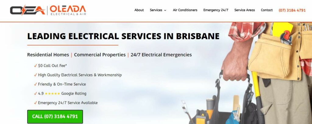 Oleada Electrical Homepage
