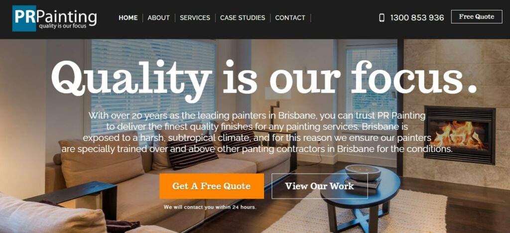 PR Painting Homepage