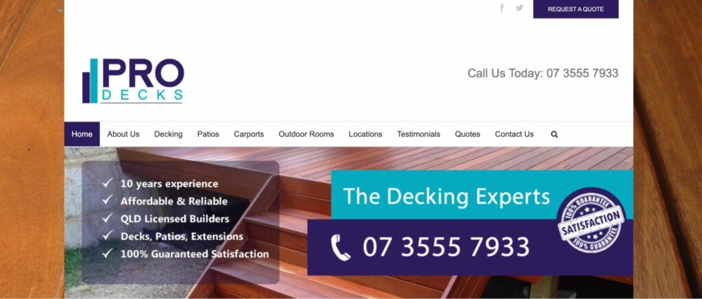 PRO Decks Homepage