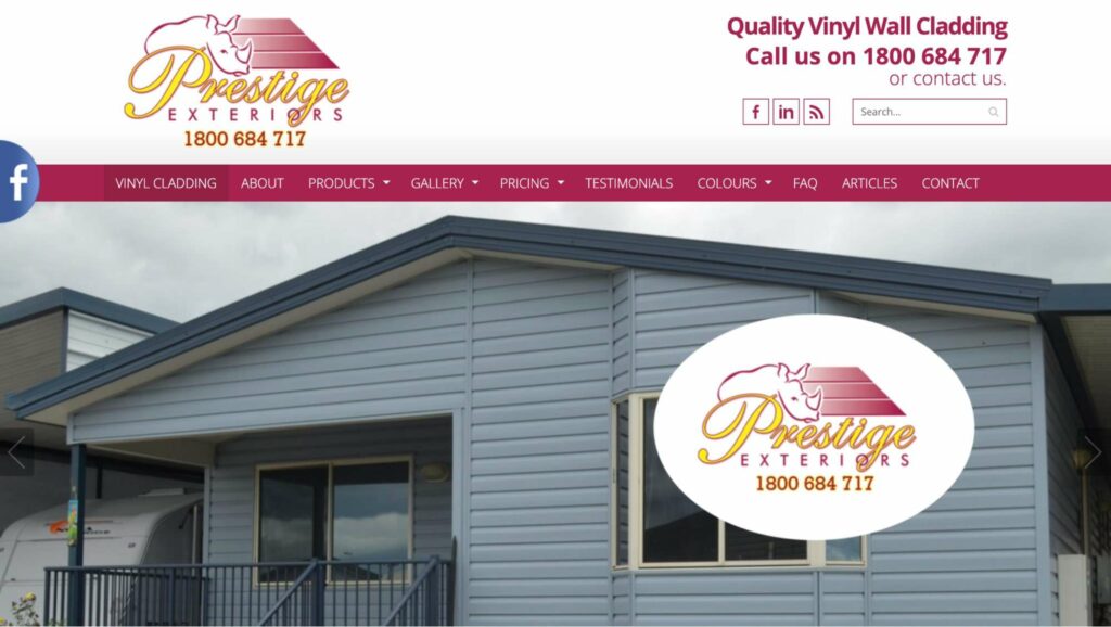 Prestige Exteriors Homepage