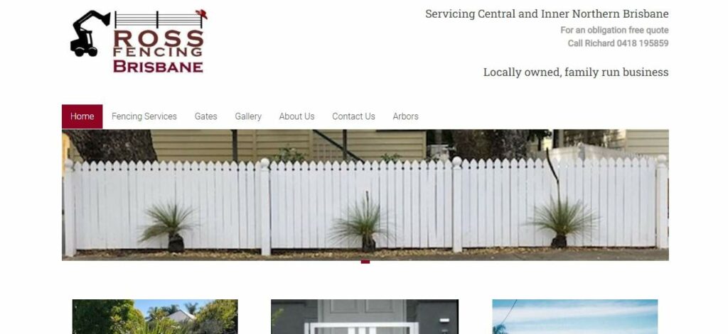 Ross Fencing Homepage