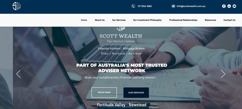 Scott Wealth Financial Homepage
