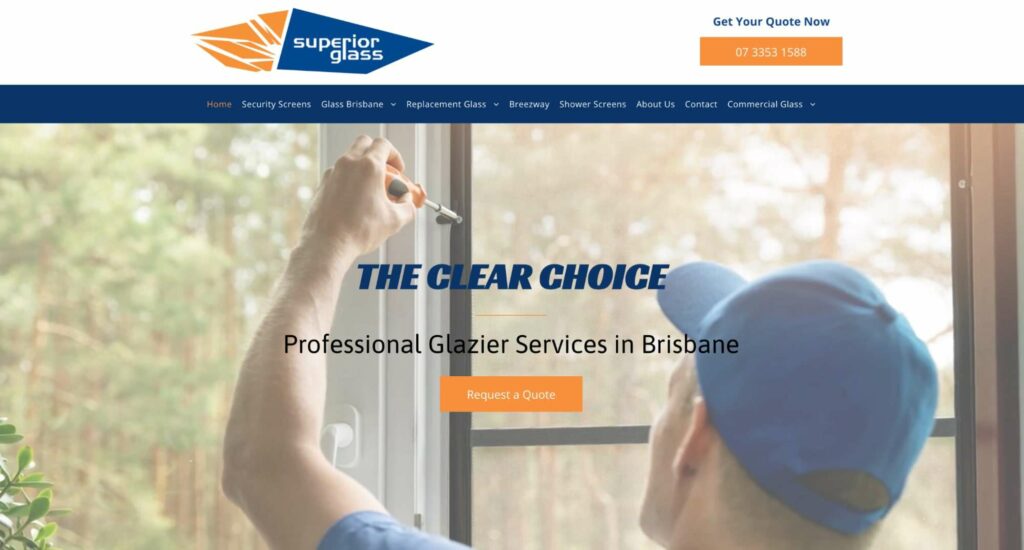 Superior Glass Homepage