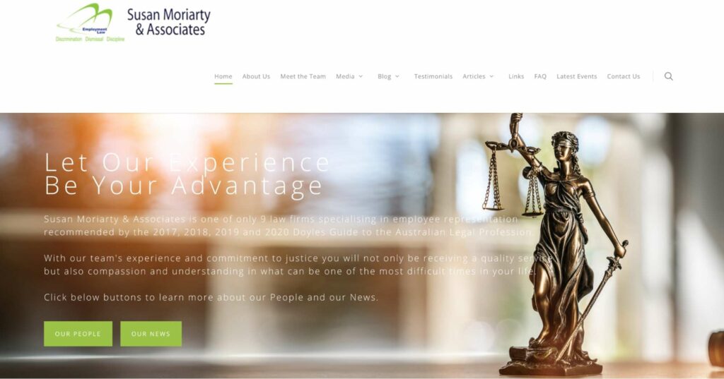 Susan Moriarty & Associates Homepage