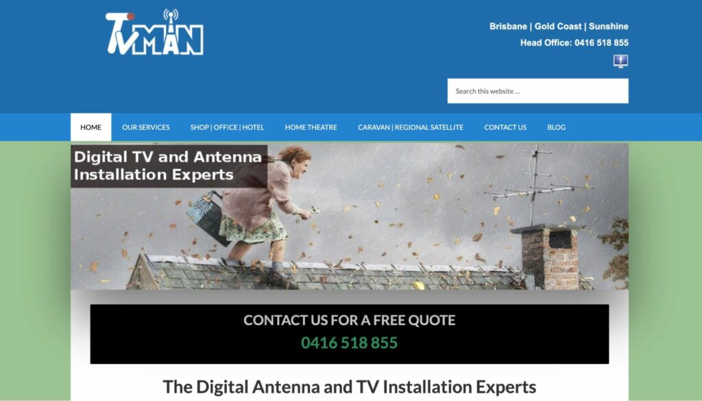 TV Man Antennas Homepage