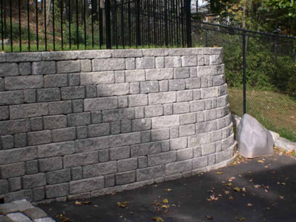 Well-built retaining wall