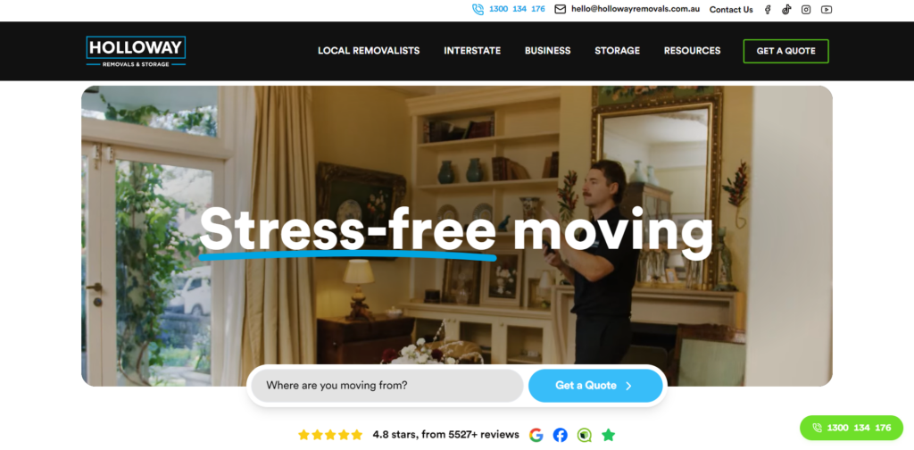 holloway removals homepage
