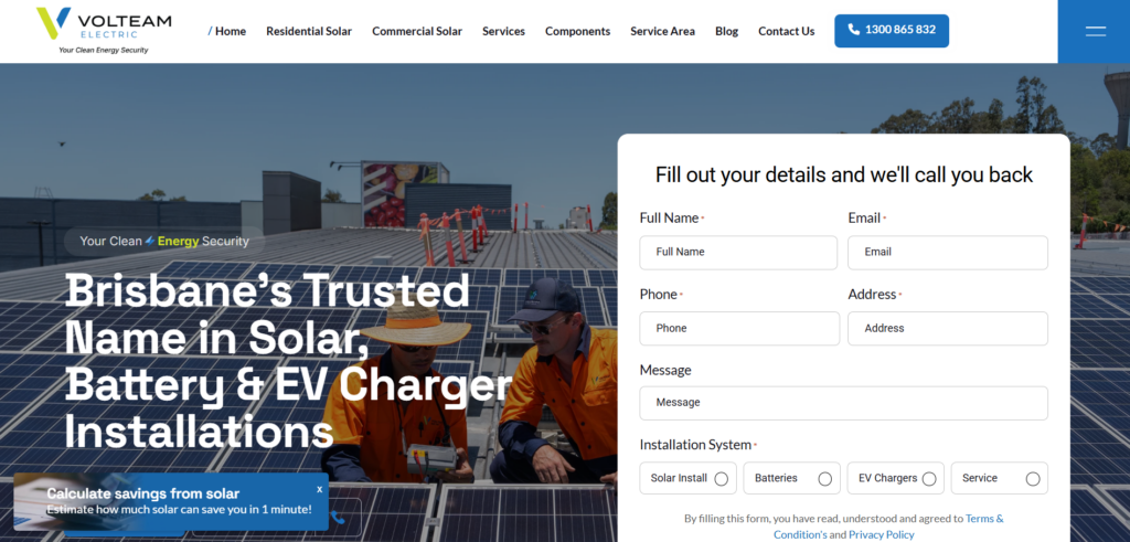 volteam electric homepage