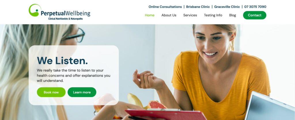 Perpetual Wellbeing Homepage