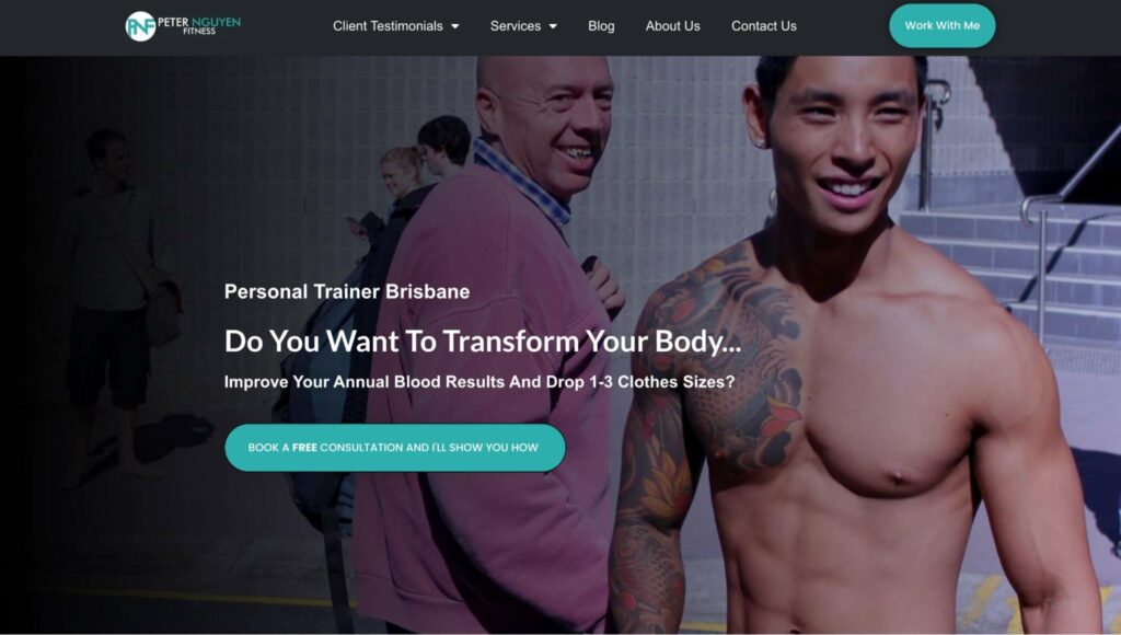 Peter Nguyen from Peter Nguyen Fitness Homepage