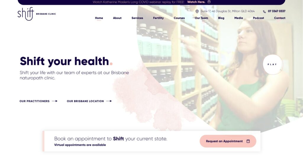 Shift At Brisbane Natural Health Homepage