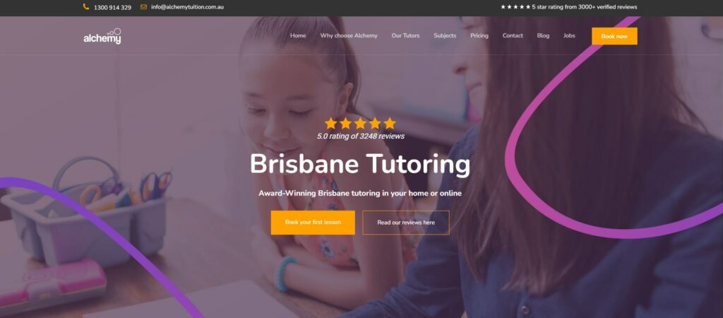 Alchemy Tuition Homepage