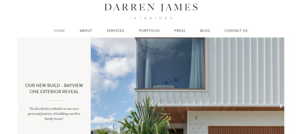 Darren James Interiors Homepage