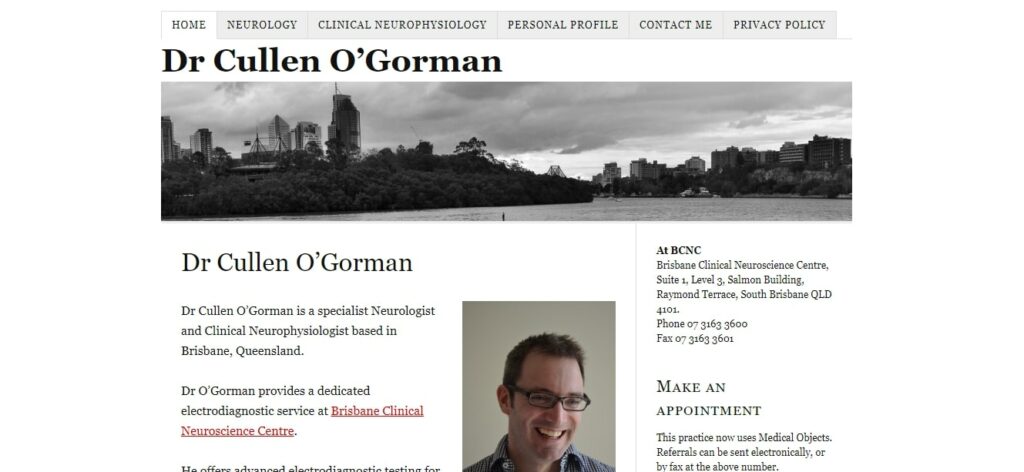 Dr. Cullen O’Gorman Homepage